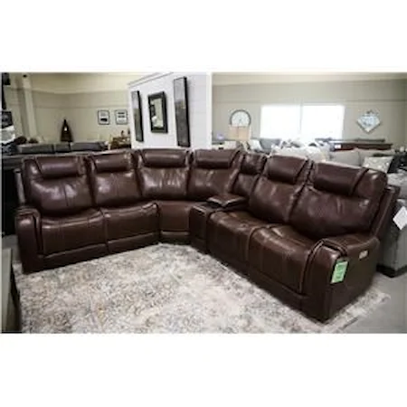 Six Piece Reclining Sectional